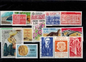 Briefmarke Andorra komplettes Jahr 1990 N ** - Bild 1 von 1