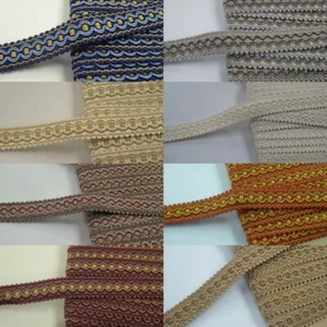 Upholstery Gimp Braid Trim in 8 Colours 20mm Wide - Traditional Style - Picture 1 of 9