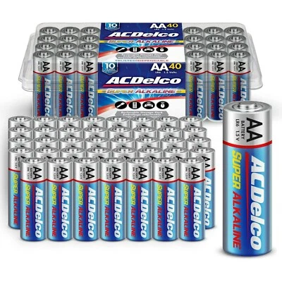 ACDelco Super Alkaline AA Batteries, 40 Count - Image 1 of 4