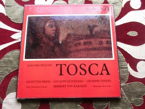 LEONTYNE PRICE HERBERT VON KARAJAN PUCCINI TOSCA 1963 RCA VICTOR MONO 2LP BOXSET - Picture 1 of 12