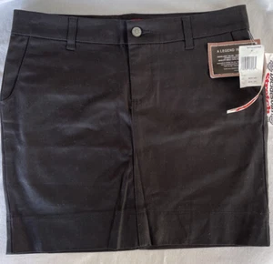 DICKIESGIRL STRETCH BLEND GIRLS SIZE 3 BLACK COTTON SPANDEX SKORT NEW - Picture 1 of 11
