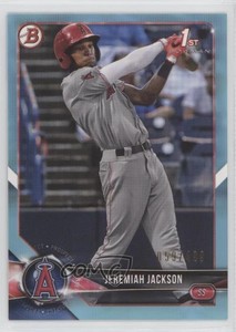 2018 Bowman Draft Sky Blue /499 Jeremiah Jackson #BD-51