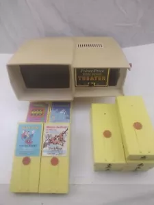 Vintage Fisher Price Hand Wind Movie Theater Projector + 11 Movies non-working - Picture 1 of 3