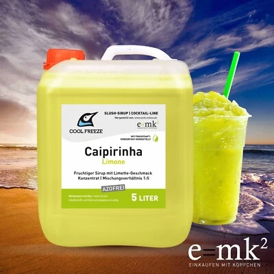 Caipirinha Lime Slush Syrup Cocktail Line with Fruit Juice Concentrate 5L Azo Free - Image 1 of 4