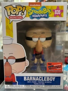FUNKO POP! SPONGE BOB BARNACLE BOY NYCC '20 CONVENTION STICKER PROTECTOR #835 - Picture 1 of 6
