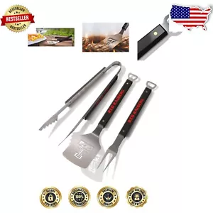 3-Piece NCAA Spirit Series BBQ Set - Texas Tech Red Raiders Grilling Gear - Picture 1 of 7