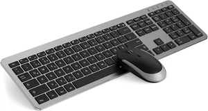 Tastatur Maus Set Kabellos, Seenda Ultra-Dünne Wiederaufladbare Funktastatur Mit - Photo 1/12