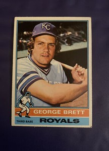 1976 TOPPS #19 GEORGE BRETT HOF KANSAS CITY ROYALS  *FREE SHIPPING*