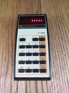 Vintage Texas Instruments TI-1200 Calculator- Tested and Working - Picture 1 of 8