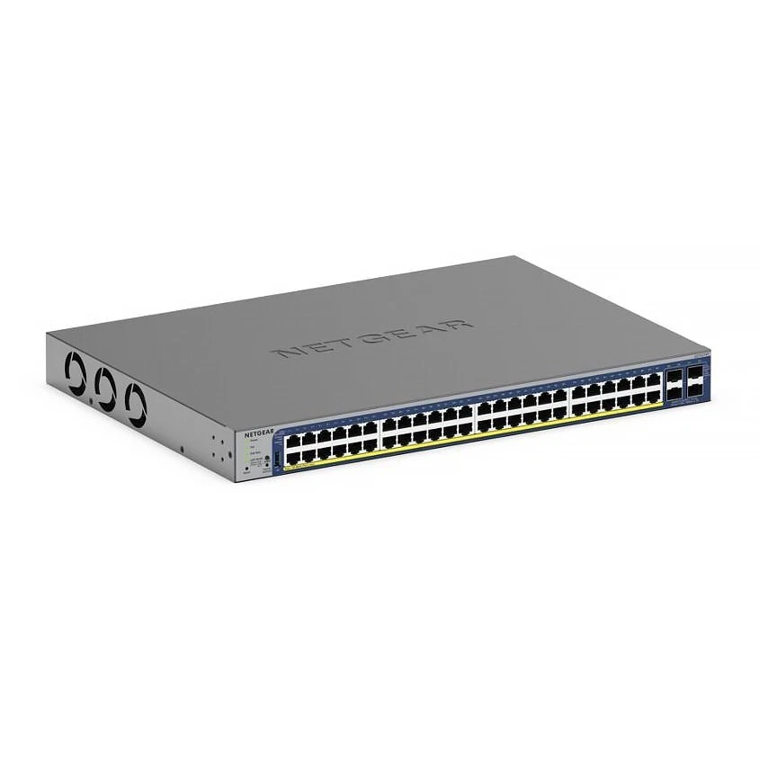 NETGEAR 48-Port Gigabit PoE+ Ethernet Smart Switch with 4 SFP+ GS752TXP-300AUS - Image 1 of 3