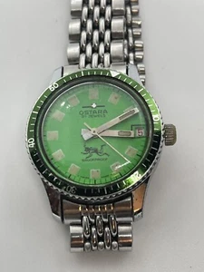 Orologio Ostara Meccanico 21 Jewels Shockproof Quadrante E Ghiera Verde - Imagen 1 de 7