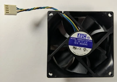 AVC Lüfter - CPU-Fan - Gehäuselüfter - DS08025T12UP033 - Gereinigt - Bild 1 von 2