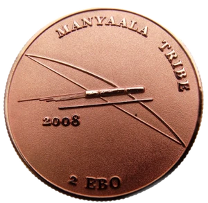 GHANA - MANYAALA TRIBE 2 EBO 2008 BOW & ARROWS CHIEF Tiffere Salifu 38mm 28g BU - Picture 1 of 2