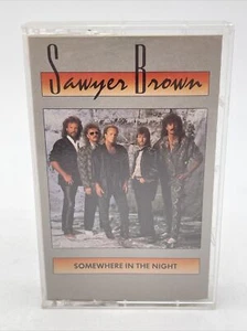 Somewhere In The Night Sawyer Brown Cassette Tape, 1987, Curb Records - Imagen 1 de 6