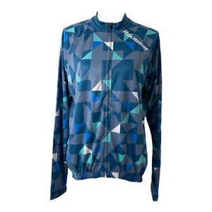 Men’s XL Cycling Jersey Racmmer Multicolor Long Sleeve Full Zip - Picture 1 of 6