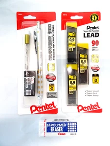 Pentel Graph Gear 1000 automatischer Zeichenstift, 0,9 mm, gelber Akzent, KONVOLUT - Bild 1 von 2