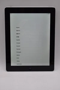 Apple iPad 4th Generation A1458 Wi-Fi Unlocked 16GB SSD Silver/Black - Picture 1 of 6