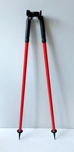 Supporto bipod rilascio pollice per livellamento personale asta strumento di rilevamento - Foto 1 di 7