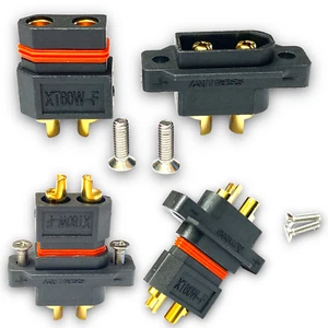 5x Paar XT60E Stecker + XT60W Buchse Wasserdicht Goldstecker Einbaustecker XT60 - Bild 1 von 19