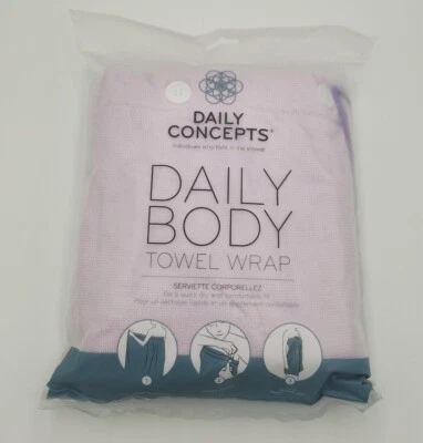 Body Towel Wrap By Daily Concepts Purple New  - Image 1 of 4