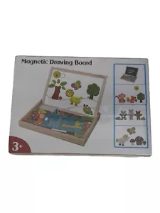 Jojoin tragbare magnetische Zeichenbox für Kinder - inkl. Holzbox, Magnete, Stift - Bild 1 von 2