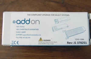 AddOn - Network Upgrades Juniper EX-SFP-10GE-SR-AO Compatible SFP+ Module - Picture 1 of 3