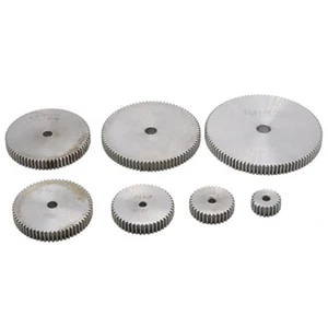 45# Steel Spur Gear 1M12T-1M100T Metal Mod 1 Pinion Gear 12-100 Tooth Moter Gear - Picture 1 of 86