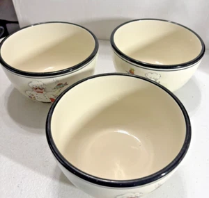 LeChef Individual Soup/Cereal/Dessert bowls - set of 3 - 6" X 3.5" HD Designs - Picture 1 of 3