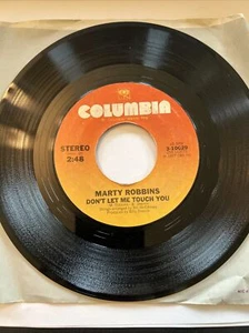 45 RPM vinyl, Marty Robbins, Tomorrow Tomorrow Tomorrow/Don’t Let Me Touch You￼ - Picture 1 of 2