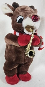 Dan Dee RUDOLPH animiertes musikalisches beleuchtetes Plüschtier tanzendes Singen getestet/funktioniert - Bild 1 von 18