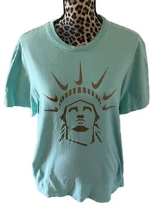 Nike T-Shirt M grün Freiheitsstatue NYC - Bild 1 von 7