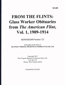 Glass Worker Obituaries from The American Flint, Vol. 1, 1909-1914 - genealogy - Picture 1 of 1