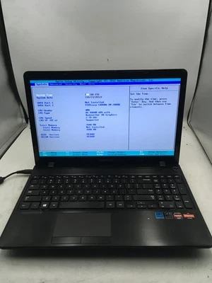 SAMSUNG NP365E5C - BOOTS TO BIOS - AMD A6 4400M - 2GB RAM - 15" - NO OS -READ-BB - Image 1 of 4