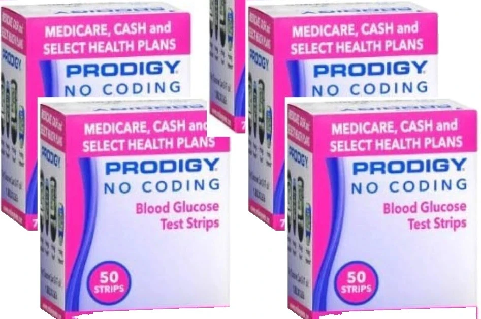 Prodigy Blood Glucose 200 Test Strips Exp: 06/16/2027 - Image 1 of 1
