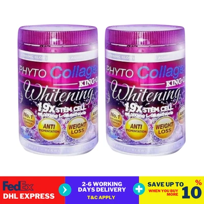 2 X Phyto Collagen King of Whitening Anti-Aging 19x Stemcell 800g... - Immagine 1 di 4