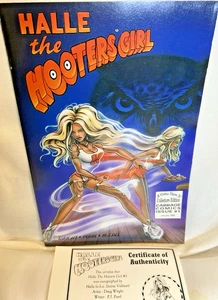 Halle The Hooters Girl Comic 1998 Recalled Signed By 4 With COA Only Issue Made - Picture 1 of 10