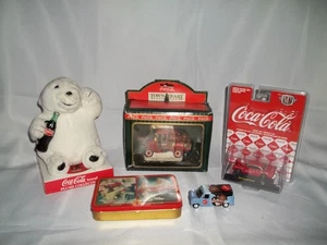 Sammlung von fünf Cocoa Cola Sammlerstücken (neu und gebraucht) - Bild 1 von 2