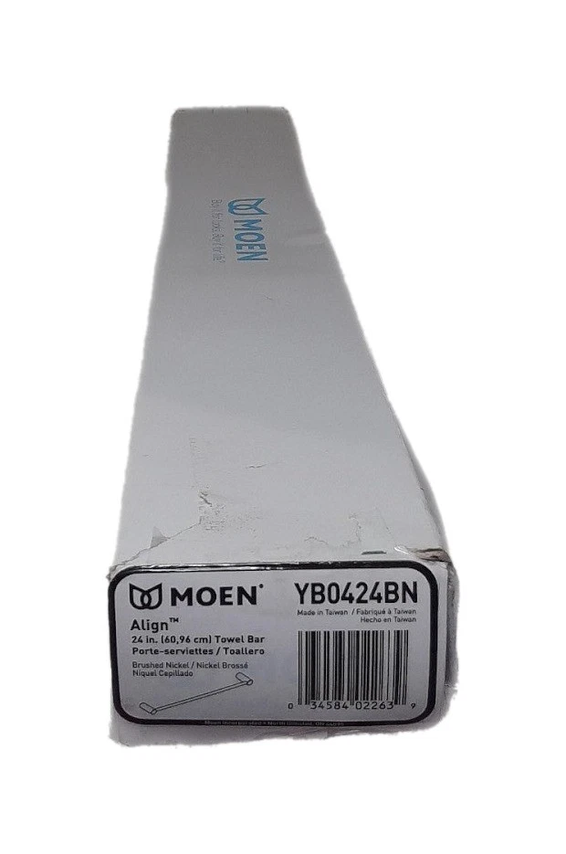 Moen YB0424BN Align 24 In. Towel Bar Brushed Nickel