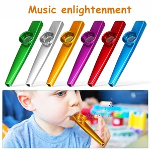 Kazoos Kazoo Instrumento Metal Kazoos para Adultos Principiantes Kazoos - Imagen 1 de 11
