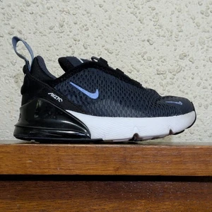 Nike Air Max 270 Navy Blue Shoes Toddler Kid's Size 8C US (HF0098-001) - Picture 1 of 9