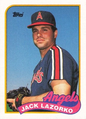 Jack Lazorko 1989 Topps #362 California Angels Baseball - Image 1 of 2