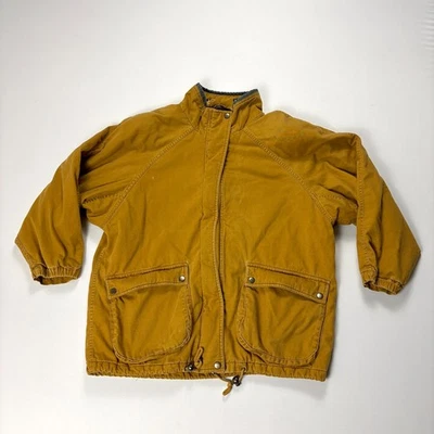 Chaqueta Boundary Waters Cremallera Tareas de Granero Tostada Talla S/M Franela Forrada Calce Suelto Foto 1 de 4