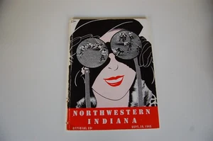 1945 Indiana - Northwestern College Football Program - Picture 1 of 5
