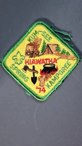 Boy Scouts BSA 1974 Hiawatha Spring Camporee Patch - Picture 1 of 2