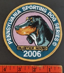Parche Comisión de Juegos Bluetick Hound Perro de Caza Pennsylvania - Imagen 1 de 2