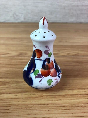 China Pot Pourri Holder Pomander White With Multicoloured Floral Design  - Image 1 of 4