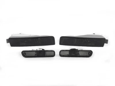 COMBO DEPO Front Smoke Bumper Signal+Side Marker Lights for 97-01 Honda Prelude - Image 1 of 2