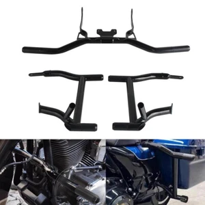 Juego de barras de choque protectoras de bolsa protectores de motor para Harley Road King - Imagen 1 de 8