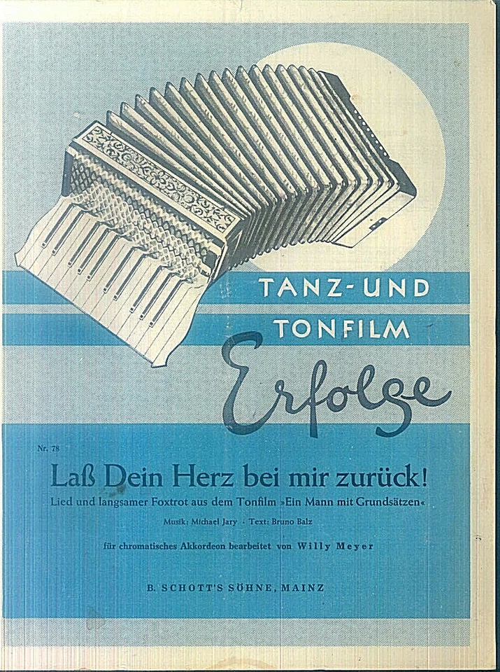 Willy Meyer ~ Let Your Heart At Mir Back - Image 1 of 1