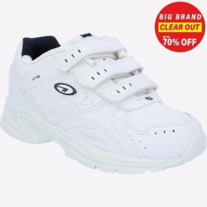 Hi-Tec XT115 Júnior Niño Informal Toque Tira Zapatillas Blancas - Imagen 1 de 4